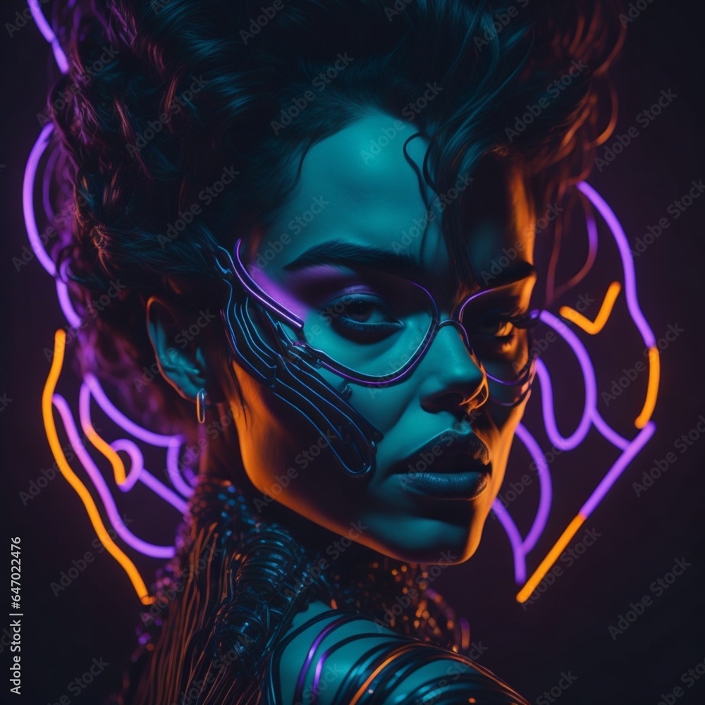mulher cyberpunk mulher cyberpunk