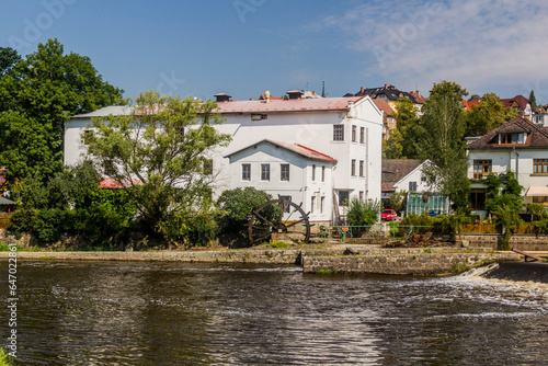 Former water mill in Tabor city, Czech Republic