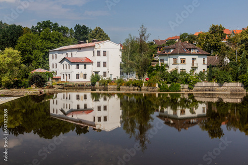 Former water mill in Tabor city, Czech Republic