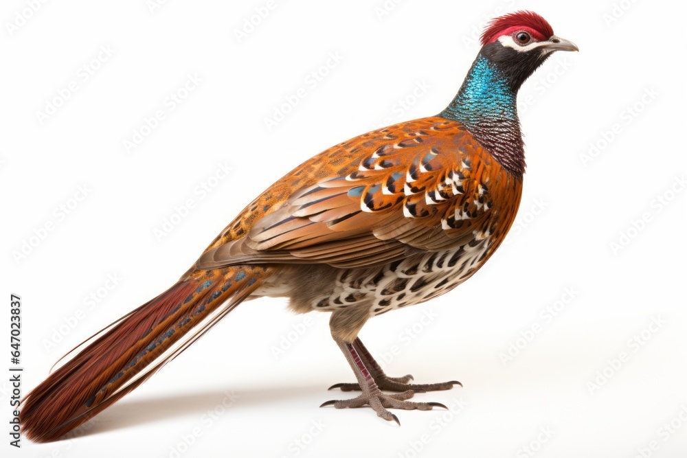 pheasant, blank for design. Bird close-up. Background with place for text pheasant, blank for design. Bird close-up. Background with place for text