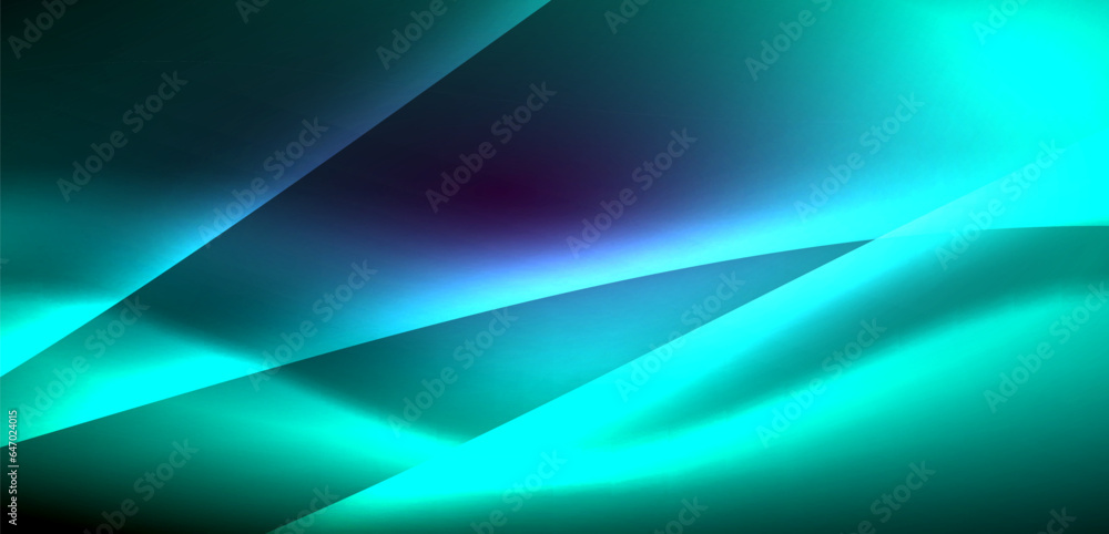 Dynamic waves in ethereal glow of neon lights. Concept merges fluidity of motion with vibrant allure of neon, crafting entrancing backdrop that embodies both vitality and futuristic sophistication Dynamic waves in ethereal glow of neon lights. Concept merges fluidity of motion with vibrant allure of neon, crafting entrancing backdrop that embodies both vitality and futuristic sophistication