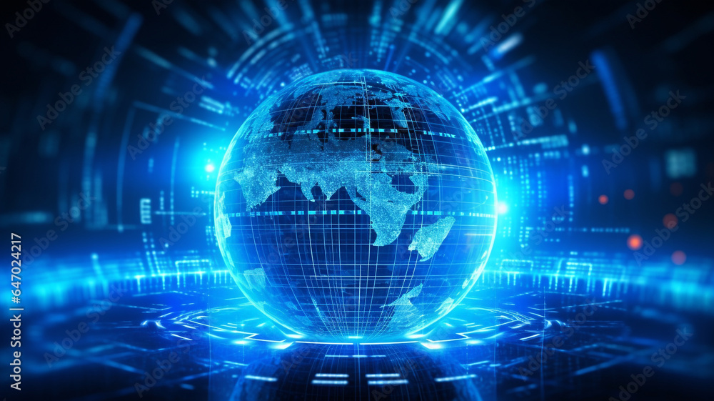 global network technology line and digital global network technology line and digital