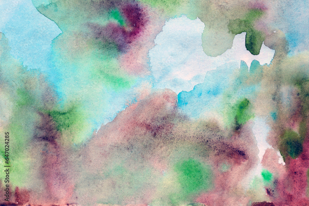 green blue watercolor background texture
