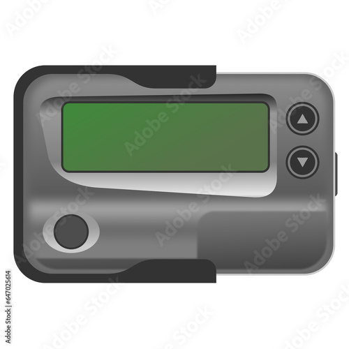 Foto pager cartoon illustration