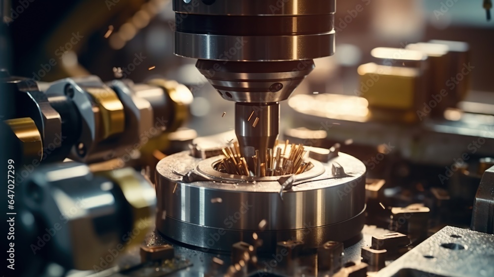 Cnc Turning drill Generative AI Cnc Turning drill Generative AI