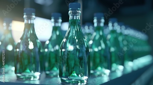 Bottle factory Generative AI © Hanasta