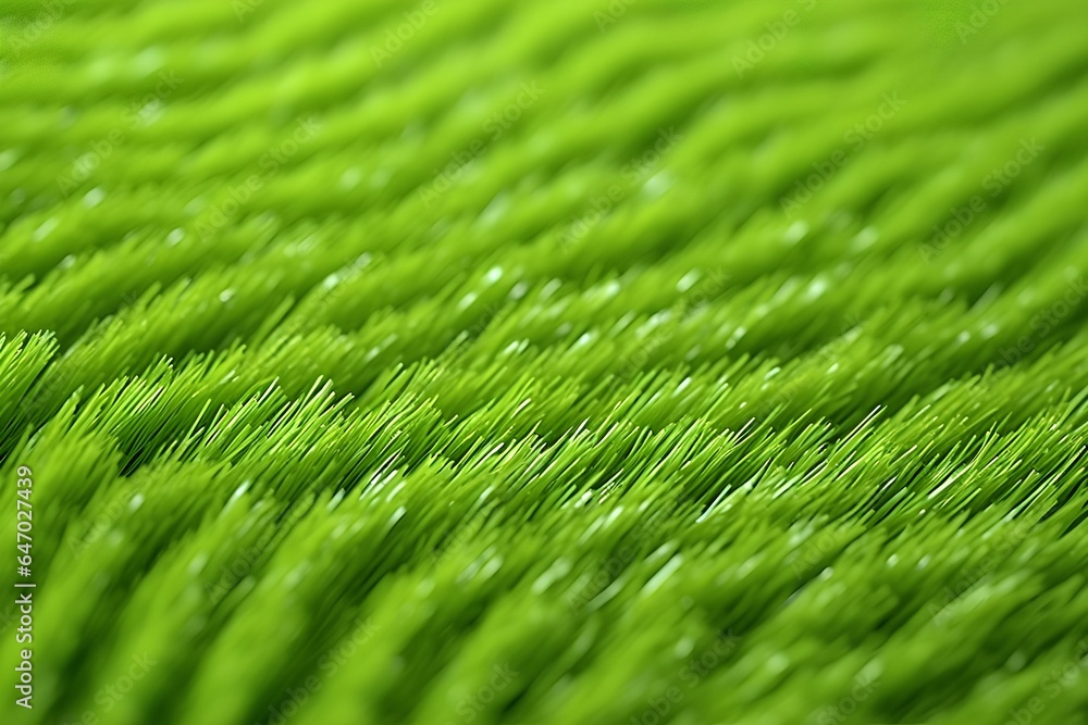 Fototapeta premium Bright green artificial grass for background and design. generative AI