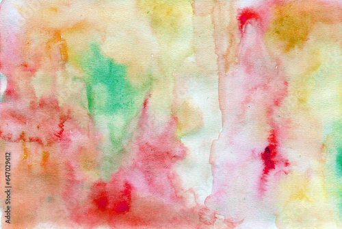 Orange -red watercolor background texture