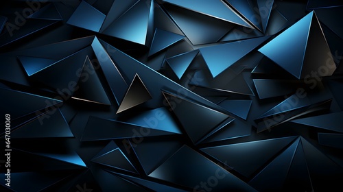 青い幾何学的な模様