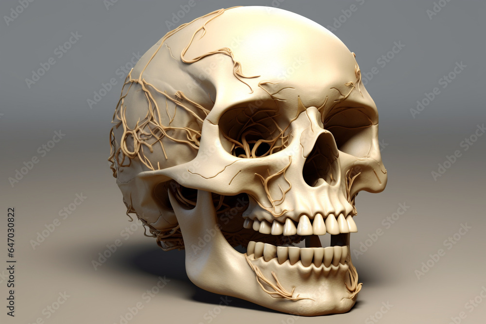 various kinds of 3d human skull models various kinds of 3d human skull models