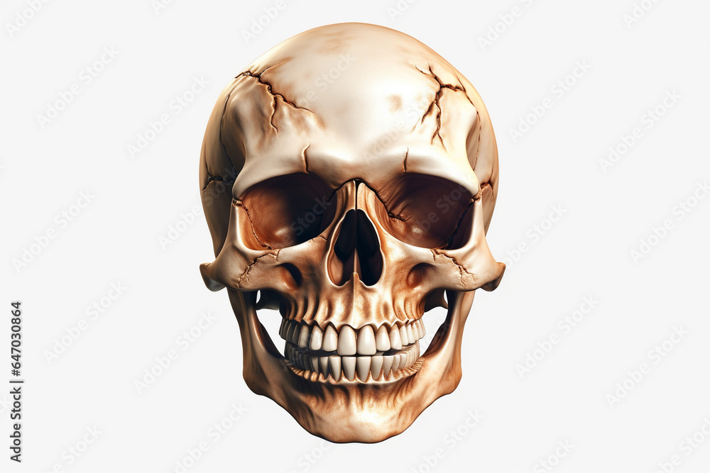 Fototapeta premium various kinds of 3d human skull models