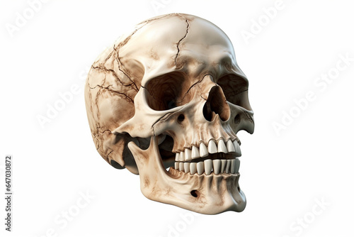 various kinds of 3d human skull models