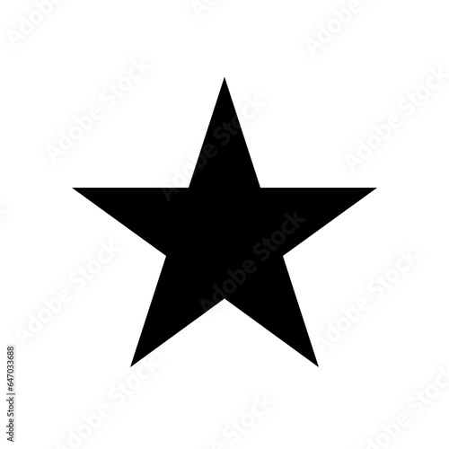 star on black icon