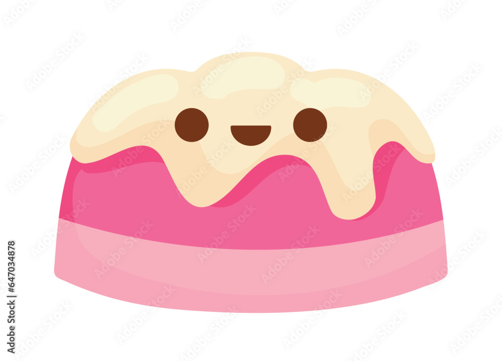 jelly kawaii food icon jelly kawaii food icon
