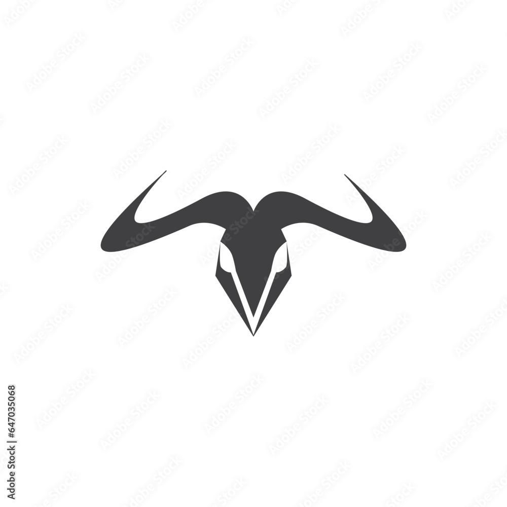 Fototapeta premium bull logo graphic vector illustration and imagination