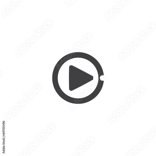 Free Download play icon graphic vector illustration and imagination - GFXLoad