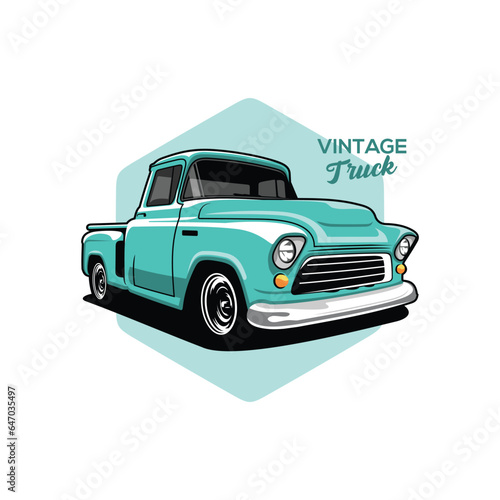classic car vector illustration of a car truck vector classic truck