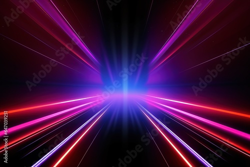 abstract futuristic background with pink blue glowing neon moving high speed wave lines and bokeh lights. Data transfer concept Fantastic wallpaper