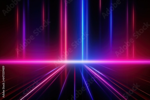 abstract futuristic background with pink blue glowing neon moving high speed wave lines and bokeh lights. Data transfer concept Fantastic wallpaper