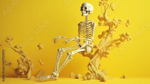 skeleton of the tree