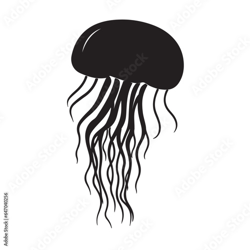 jellyfish silhouette
