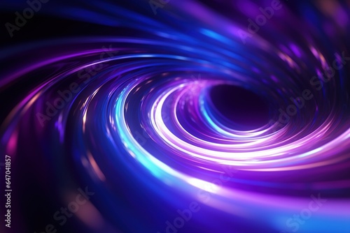 abstract futuristic background with pink blue glowing neon moving high speed wave lines and bokeh lights. Data transfer concept Fantastic wallpaper