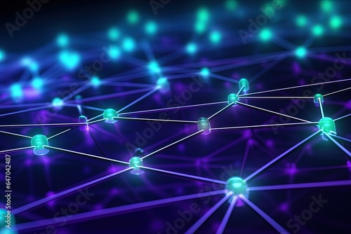 abstract futuristic background with pink blue glowing neon moving high speed wave lines and bokeh lights. Data transfer concept Fantastic wallpaper