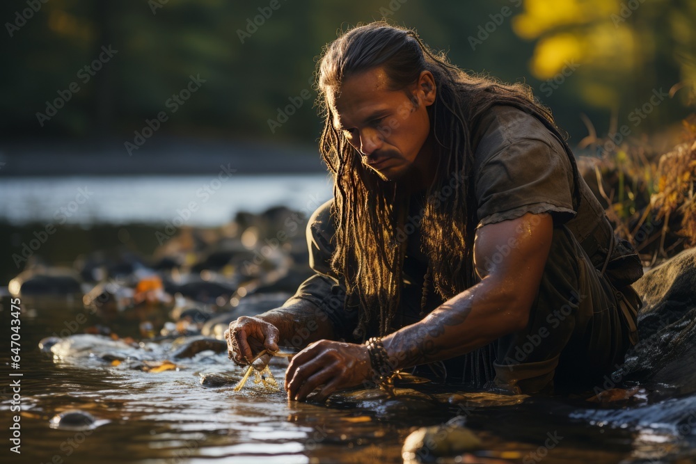 Wampanoag traditional fishing