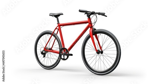 bicycle isolated on white background