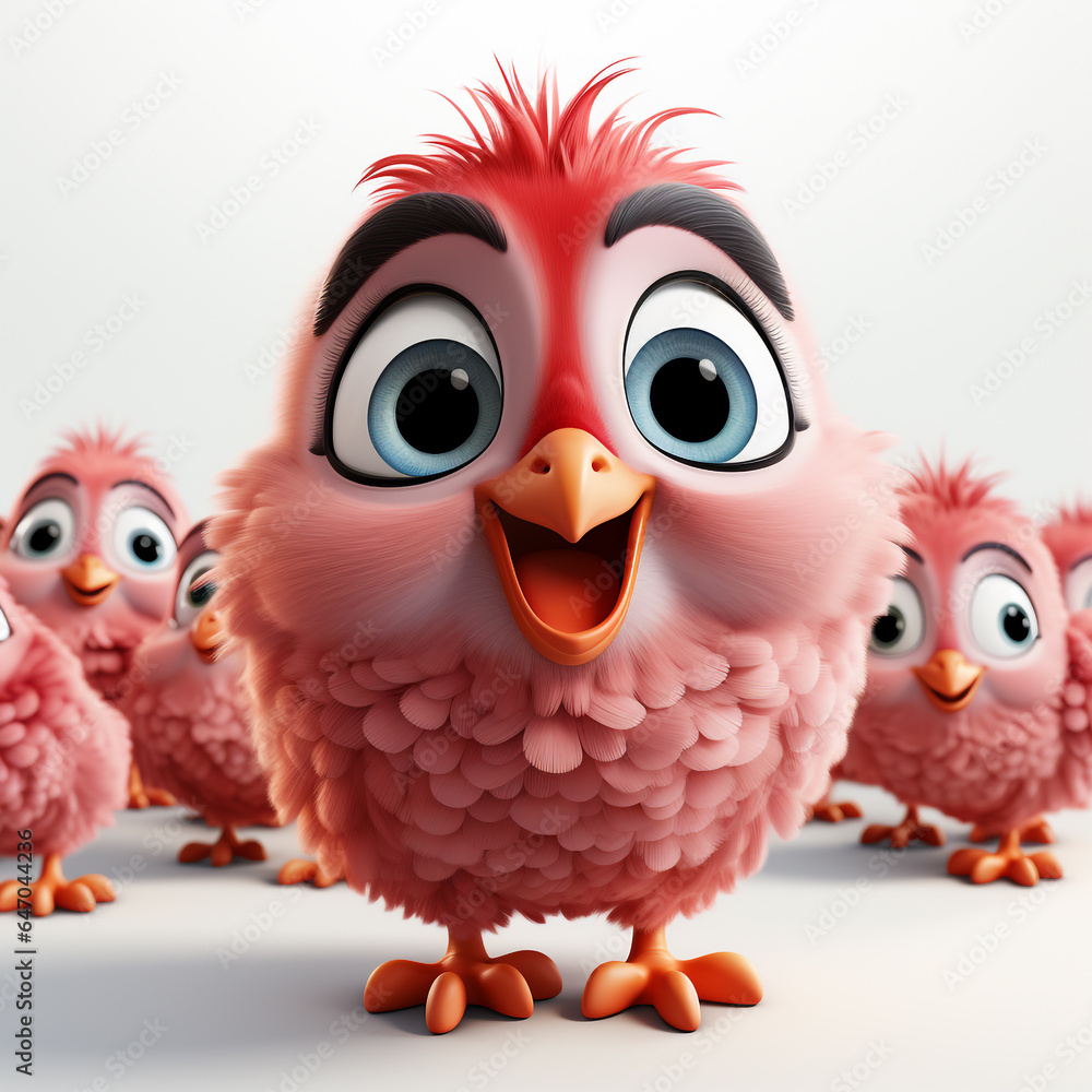 3d cartoon cute hen 3d cartoon cute hen