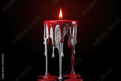 christmas candles with background