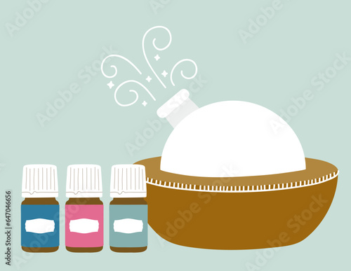 Elegant Essential Oil Diffuser with Oils