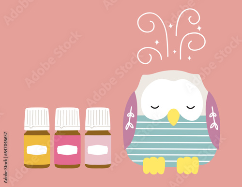 Owl Essential Oil Diffuser with Oils