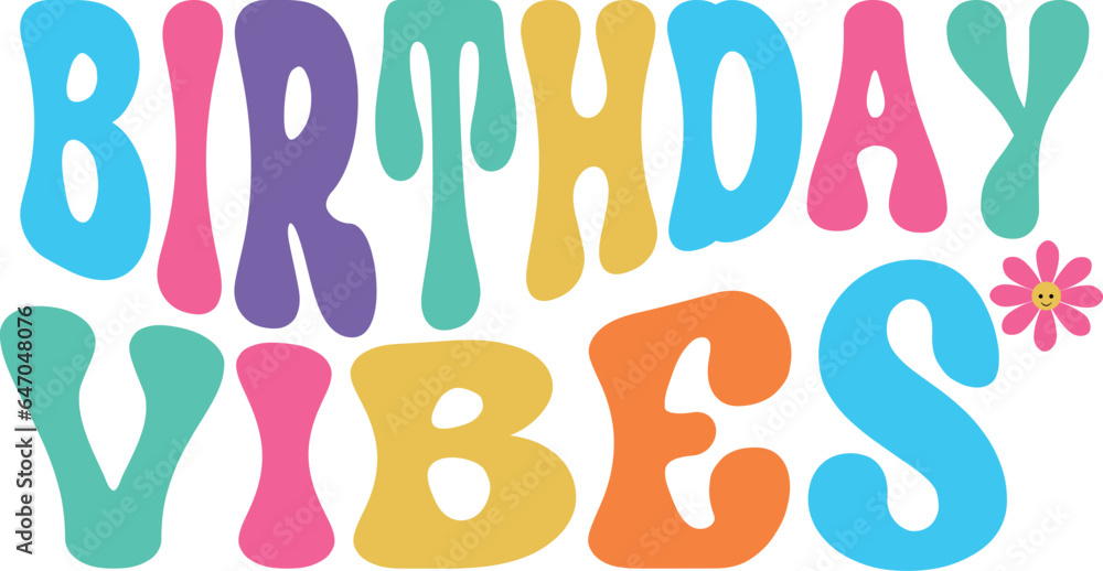 retro birthday vibes retro birthday vibes