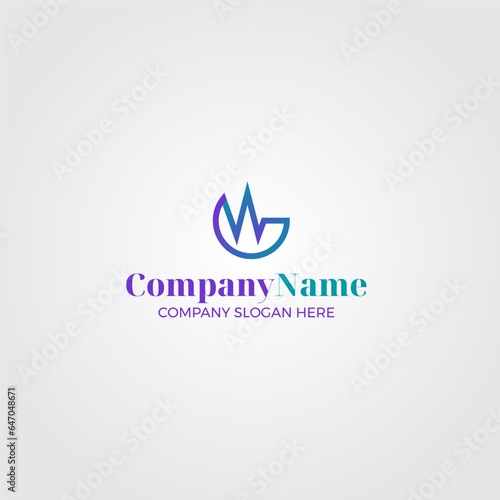 company template design logotype vector editable color and shape