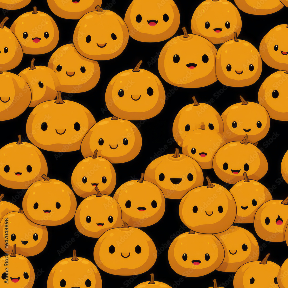 Halloween Jack O Lantern Seamless Patterns Halloween Jack O Lantern Seamless Patterns