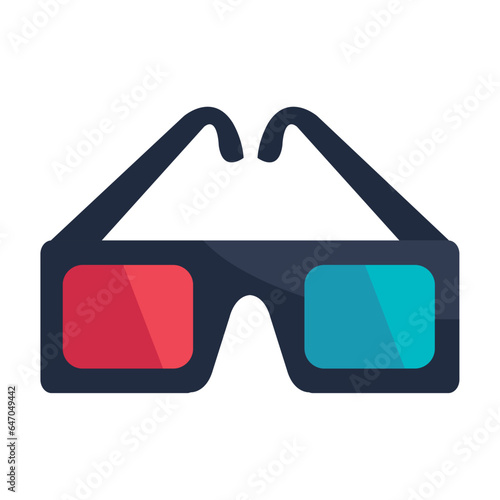 3d glasses movie icon