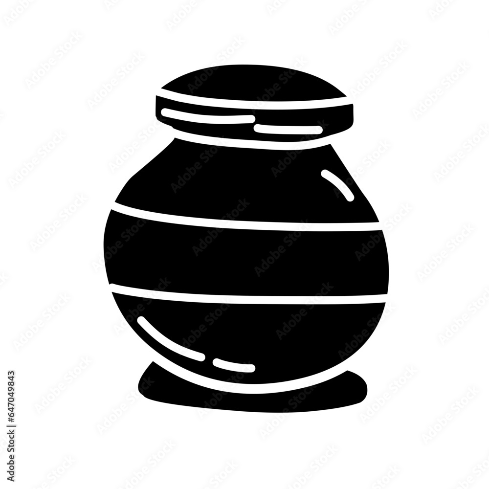 jar bottle silhouette icon jar bottle silhouette icon