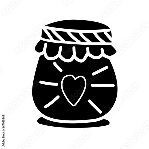jar bottle silhouette icon
