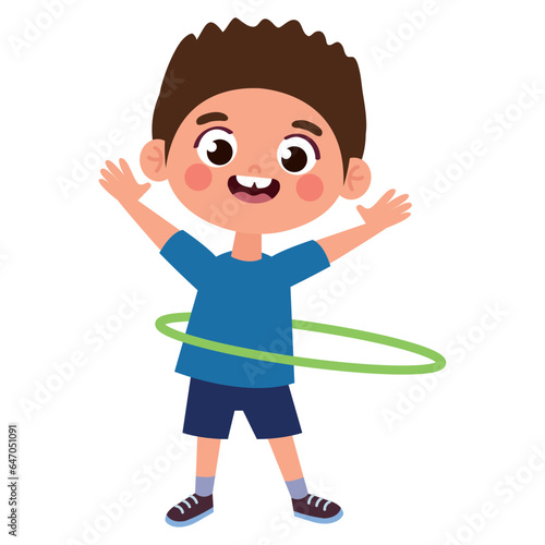 cute kid with ula ula