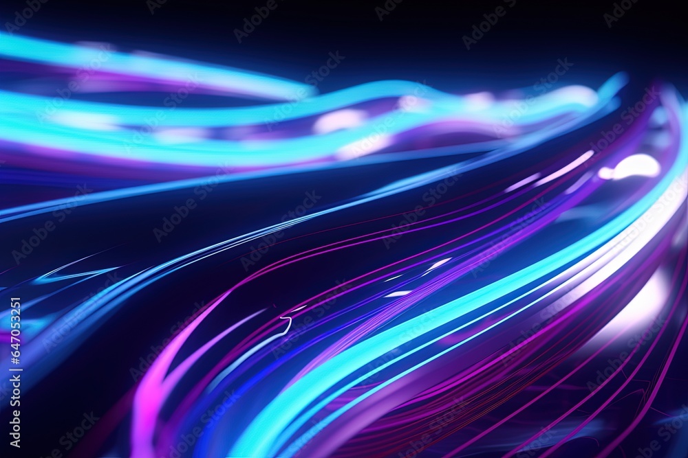 abstract futuristic background with pink blue glowing neon moving high speed wave lines and bokeh lights. Data transfer concept Fantastic wallpaper abstract futuristic background with pink blue glowing neon moving high speed wave lines and bokeh lights. Data transfer concept Fantastic wallpaper