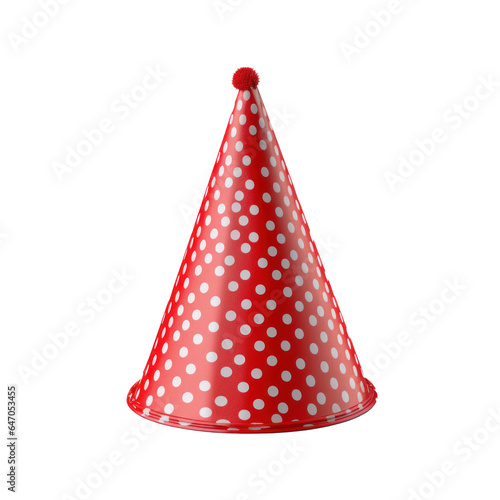 birthday cap isolated on a transparent background