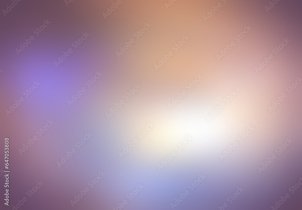 Colored metal gloss texture. Yellow blue gradient blur empty background.