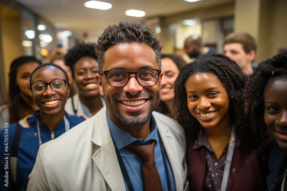 Doctor With A Diverse Group Of Colleague, Generative AI Doctor With A Diverse Group Of Colleague, Generative AI
