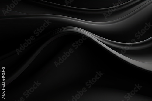 Abstract smooth black background closeup texture of black color © waranyu