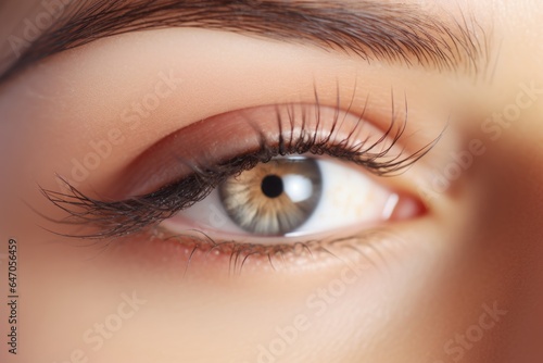 Close up of a female eye