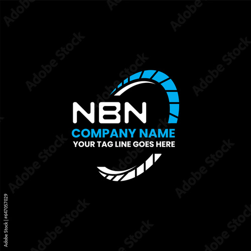 NBN letter logo vector design, NBN simple and modern logo. NBN luxurious alphabet design   photo