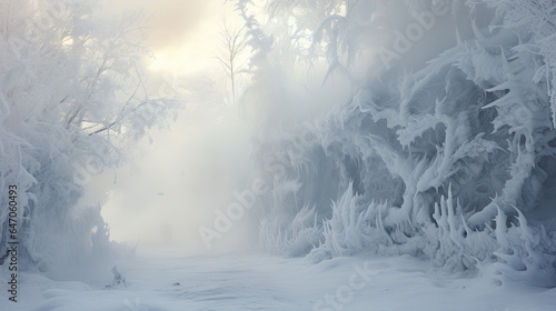 foggy winter landscape © jr-art