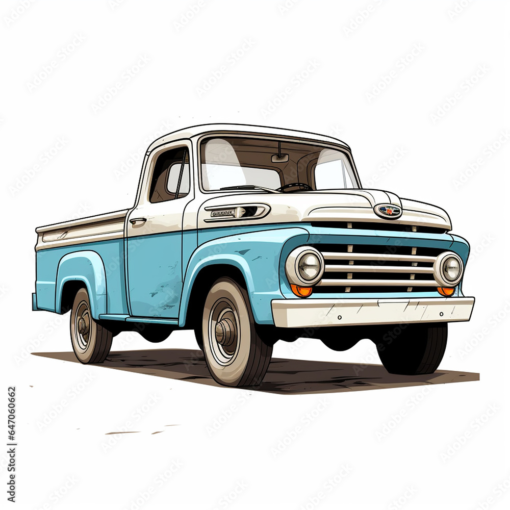 Pickup Truck Nostalgia Retro Vibes