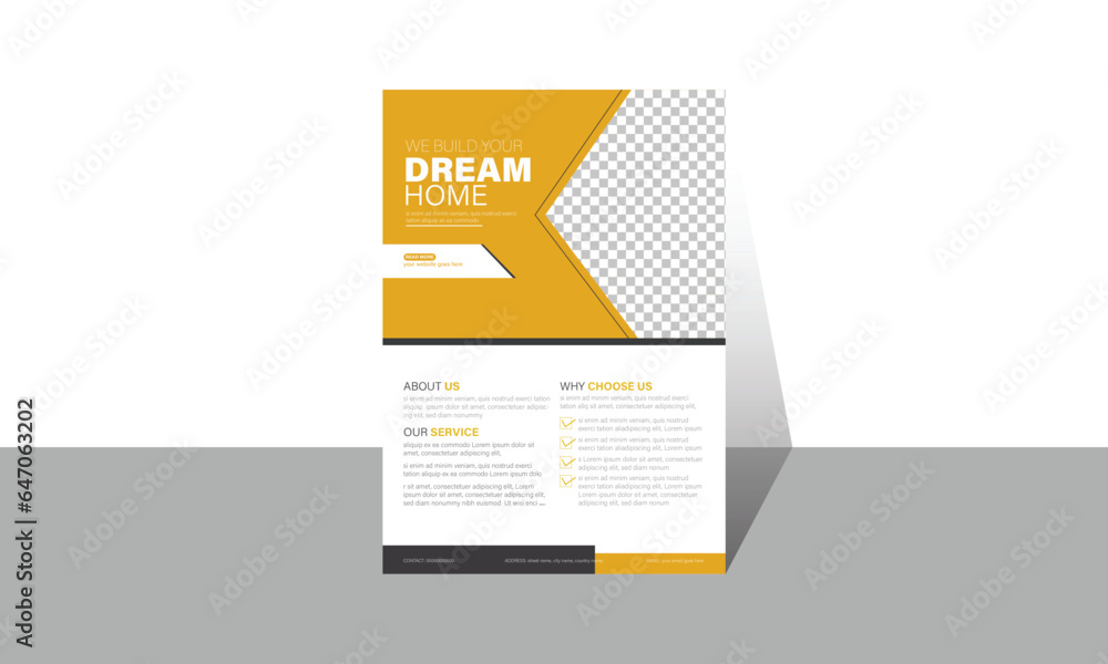 simple, modern and creative design template for construction , business, corporate flyer simple, modern and creative design template for construction , business, corporate flyer